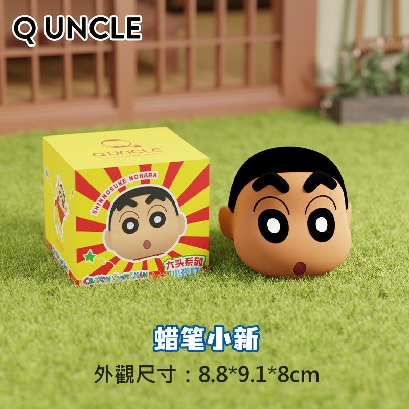 【Q UNCLE】正版現貨 蠟筆小新 大頭小夜燈 牀頭燈 新之助 夜燈 療癒 禮物 聖誕 交換禮物 規格圖片 1
