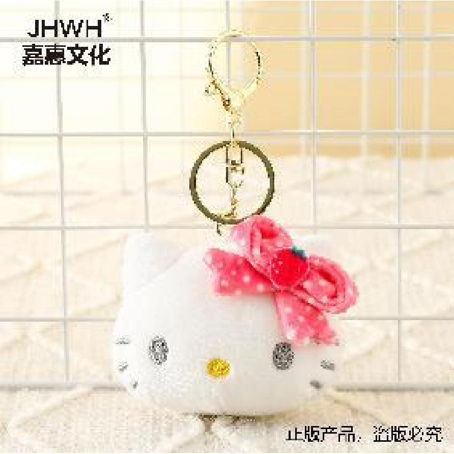【嘉慧】正版現貨 三麗鷗 鑰匙圈 鑰匙扣 掛件 頭飾系列 KT貓 吊飾 送禮 規格圖片 2