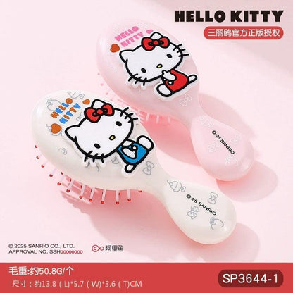 【包包寶】現貨 三麗鷗 梳子 Hello Kitty 氣墊梳 卡通按摩梳 可愛便攜摺疊梳 鏡梳 送禮 規格圖片 2