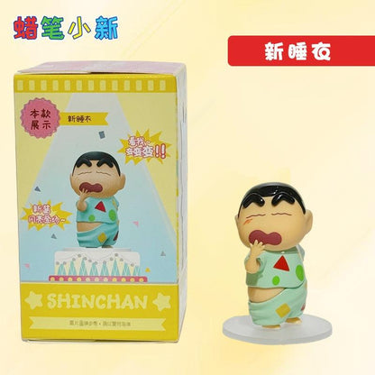 【超逗熊】正版現貨 蠟筆小新 新醬變形記系列 盲盒擺件 卡通動感超人手辦 送禮 規格圖片 2