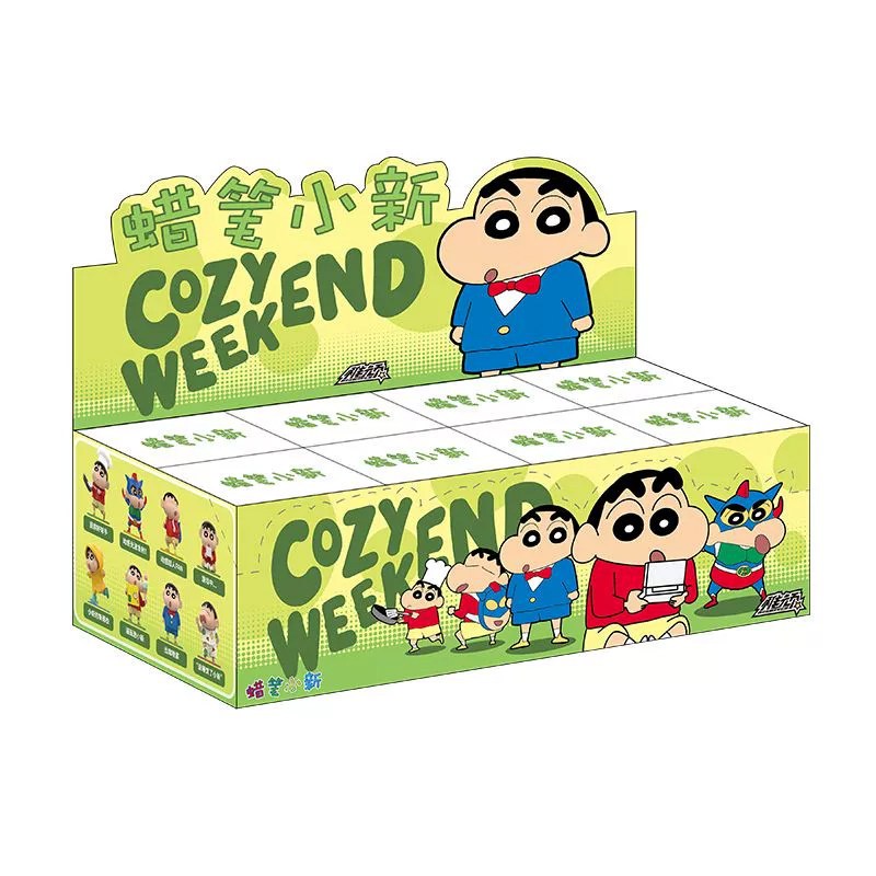 【稚頑】現貨 蠟筆小新 盲盒 擺件 公仔 小新的週末系列 睡衣小新 雨衣小新 動感小新 新之助 規格圖片 2