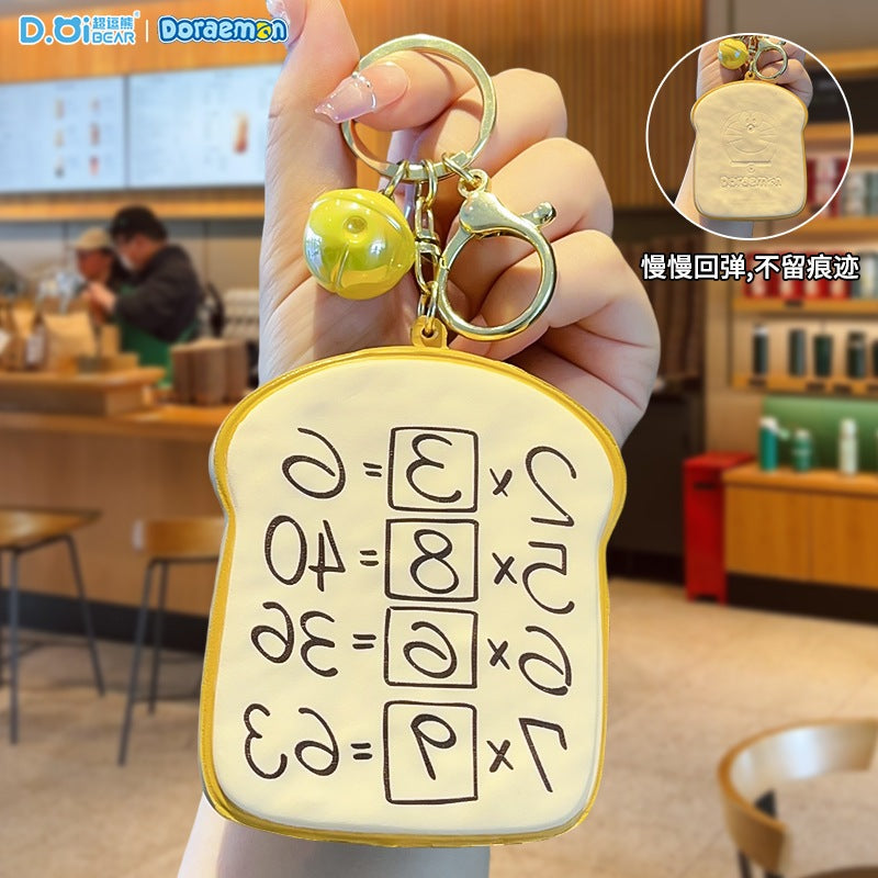 【超逗熊】現貨 哆啦A夢 鑰匙扣 鑰匙圈 周邊記憶麪包掛件 吊飾 小叮噹 送禮 規格圖片 2