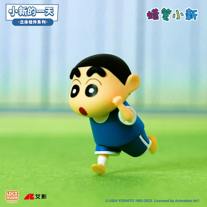 【靈動創想】正版現貨 蠟筆小新 小新的一天 鑰匙扣 鑰匙圈 揹包 包包 掛件 吊飾 交換禮物 規格圖片 2