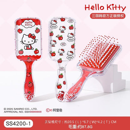 【包包寶】現貨 三麗鷗 梳子 KT貓 氣墊梳 卡通按摩梳 可愛便攜摺疊梳 鏡梳 送禮 規格圖片 2