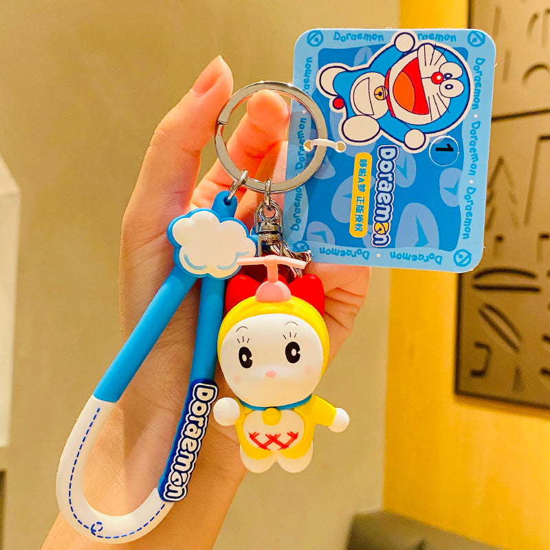 【冉紅】正版現貨 哆啦A夢 療癒功能鑰匙圈 竹蜻蜓系列掛件 掛飾 小叮噹 鑰匙扣 掛件 哆啦a夢 哆啦美 竹蜻蜓 規格圖片 2