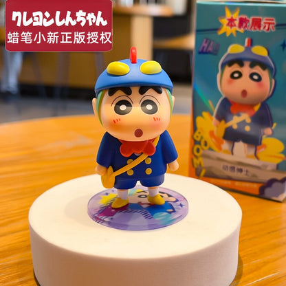【超逗熊】正版現貨 蠟筆小新 動感大作戰系列 可愛趣味手辦擺件 盲盒 公仔 送禮 規格圖片 2