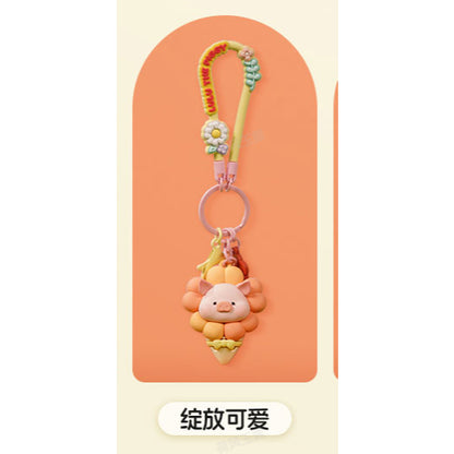 【洛克空間】現貨 lulu豬 鑰匙扣 鑰匙圈 卡通書包掛件 可愛創意掛飾 汽車鑰匙扣 送禮 規格圖片 2