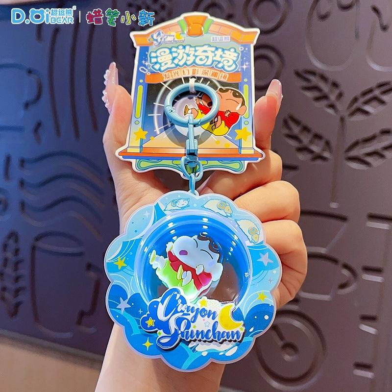 【超逗熊】現貨 蠟筆小新 鑰匙圈 漫遊星際 鑰匙扣 吊飾 掛飾 新之助 送禮 規格圖片 2