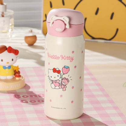 【杯具熊】正版 三麗鷗 星星大耳狗 保溫杯 保溫瓶 水杯 水壺 350ml 韓國品牌 杯具熊 316不鏽鋼 規格圖片 2