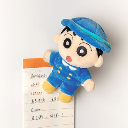 【漫貓】現貨 蠟筆小新 公仔冰箱貼 磁吸貼 可愛玩偶磁貼 創意家居擺件 卡通公仔裝飾品 送禮 規格圖片 3