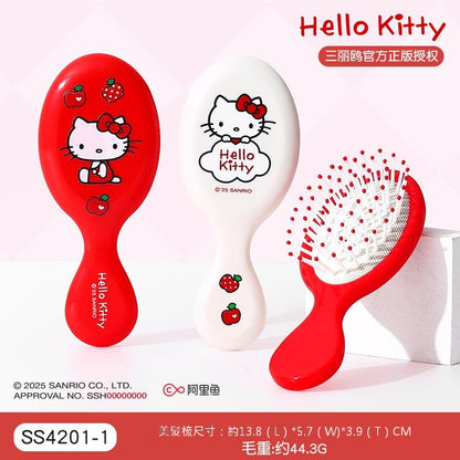 【包包寶】現貨 三麗鷗 梳子 KT貓 氣墊梳 卡通按摩梳 可愛便攜摺疊梳 鏡梳 送禮 規格圖片 3