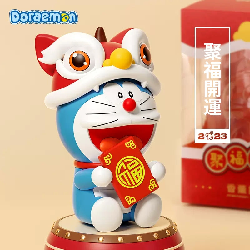 【洛克空間】現貨 哆啦A夢 公仔香薰 小叮噹 哆啦a夢 開心如意 招財進寶 財神爺 招財貓 禮物 Doraemon 規格圖片 3