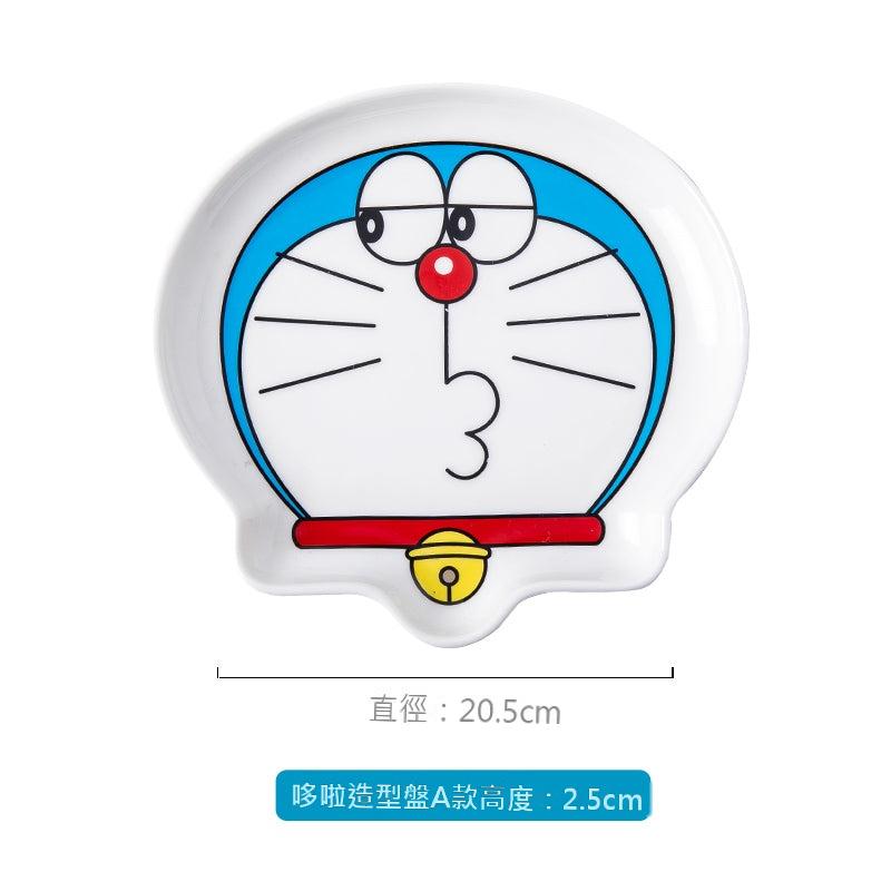 【清和】正版現貨 哆啦A夢 造型盤 高顏值 盤子 水果盤 點心盤 菜盤 餐具 小叮噹 哆啦a夢 陶瓷 禮物 哆啦美 規格圖片 3