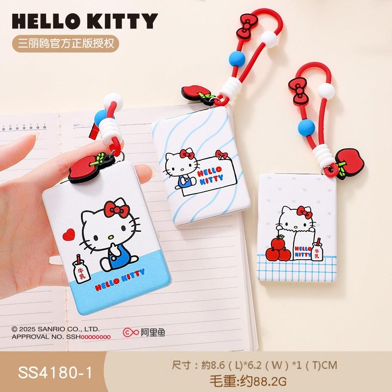 【包包寶】現貨 三麗鷗 化妝鏡 Hello Kitty 雙面折疊鏡 美妝鏡子 隨身 攜帶 包包掛件鏡子 送禮 規格圖片 3