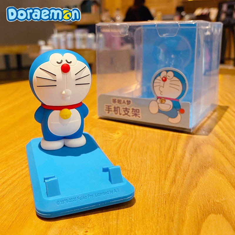 【超逗熊】現貨 哆啦A夢 手機支架 小叮噹 桌面立架 平板支架 通用 拍攝架 直播架 哆啦a夢 Doraemon 規格圖片 3