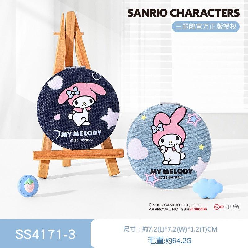 【包包寶】現貨 三麗鷗 化妝鏡 庫洛米 卡通款迷你便攜式小鏡子 玉桂狗 隨身攜帶 便攜手持鏡 送禮 規格圖片 3