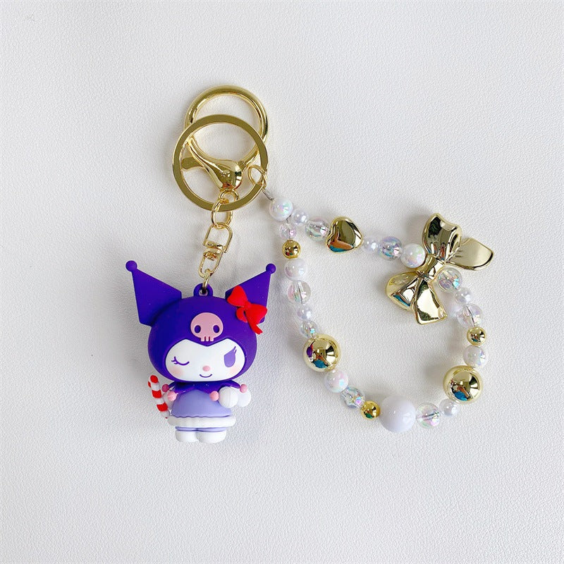 【超逗熊】現貨 三麗鷗 庫洛米 鑰匙扣 鑰匙圈 小天使系列 包包 書包掛飾 吊飾 送禮 規格圖片 3