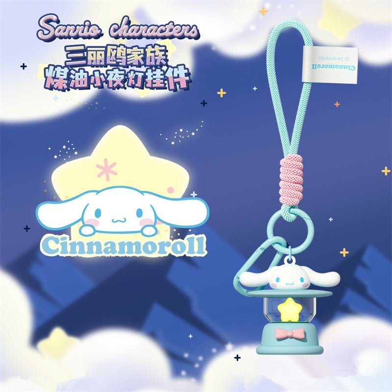 【超逗熊】現貨 三麗鷗 庫洛米 鑰匙扣 鑰匙圈 煤油小夜燈 卡通公仔 發光創意 書包 吊飾 掛件 送禮 美樂蒂 規格圖片 3