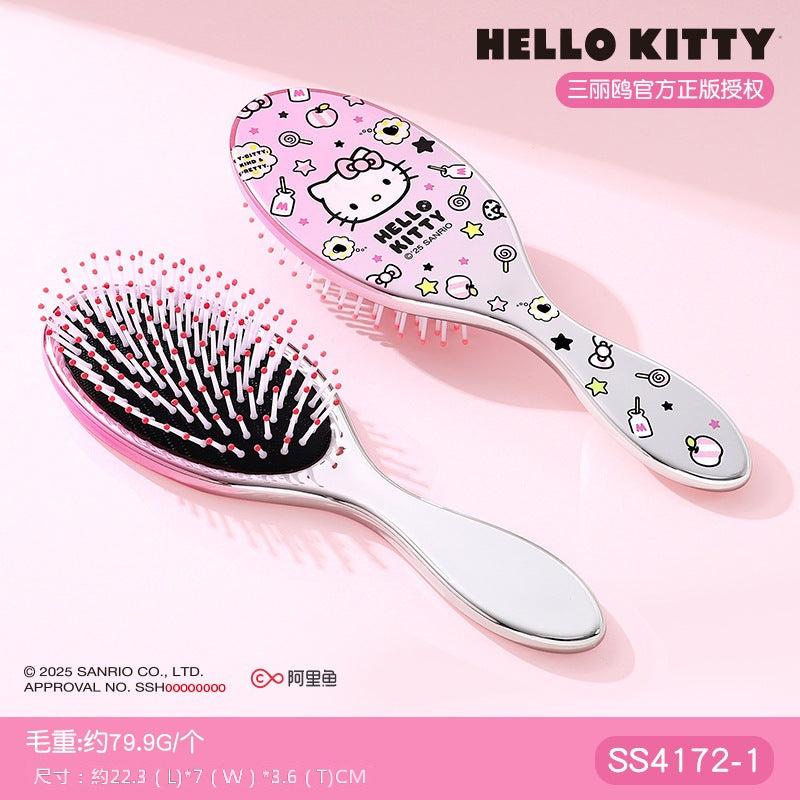 【包包寶】現貨 三麗鷗 梳子 Hello Kitty 直髮順髮梳 乾溼兩用氣墊梳 美髮梳 送禮 規格圖片 3