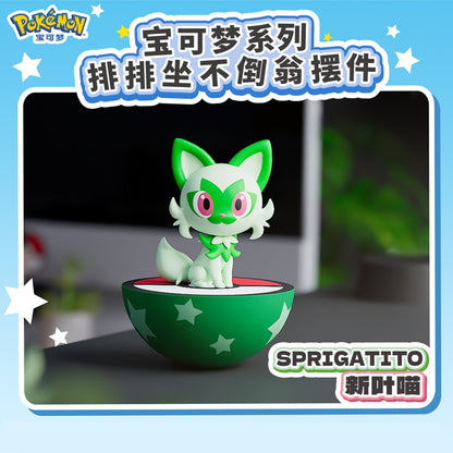 【冉紅】正版現貨 寶可夢 皮卡丘 耿鬼 不倒翁 明盒擺件 公仔 可愛裝飾 送禮 規格圖片 4