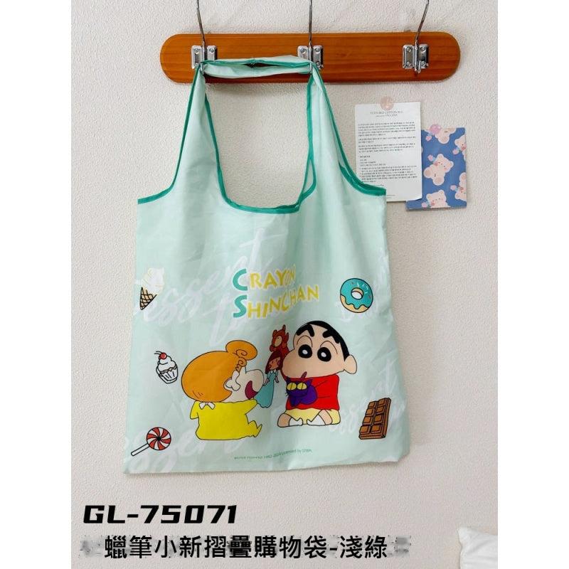 【瑞錦】正版現貨 蠟筆小新 折疊購物袋 裝飲料 禮品袋 環保袋 外帶 送禮 新之助 小白 規格圖片 4