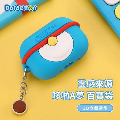 【洛克空間】正版現貨 哆啦A夢 蘋果耳機保護套 Pro1 pro2 airpod3 哆啦a夢 小叮噹 耳機殼 耳機套 規格圖片 4
