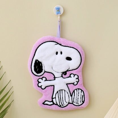 【現貨】 正版 史努比 擦手巾 洗手巾 SNOOPY 洗手間必備 快速吸乾 送禮 廚房擦手 規格圖片 4