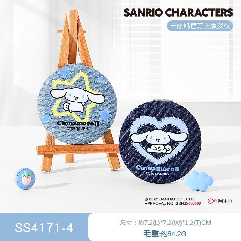 【包包寶】現貨 三麗鷗 化妝鏡 庫洛米 卡通款迷你便攜式小鏡子 玉桂狗 隨身攜帶 便攜手持鏡 送禮 規格圖片 4