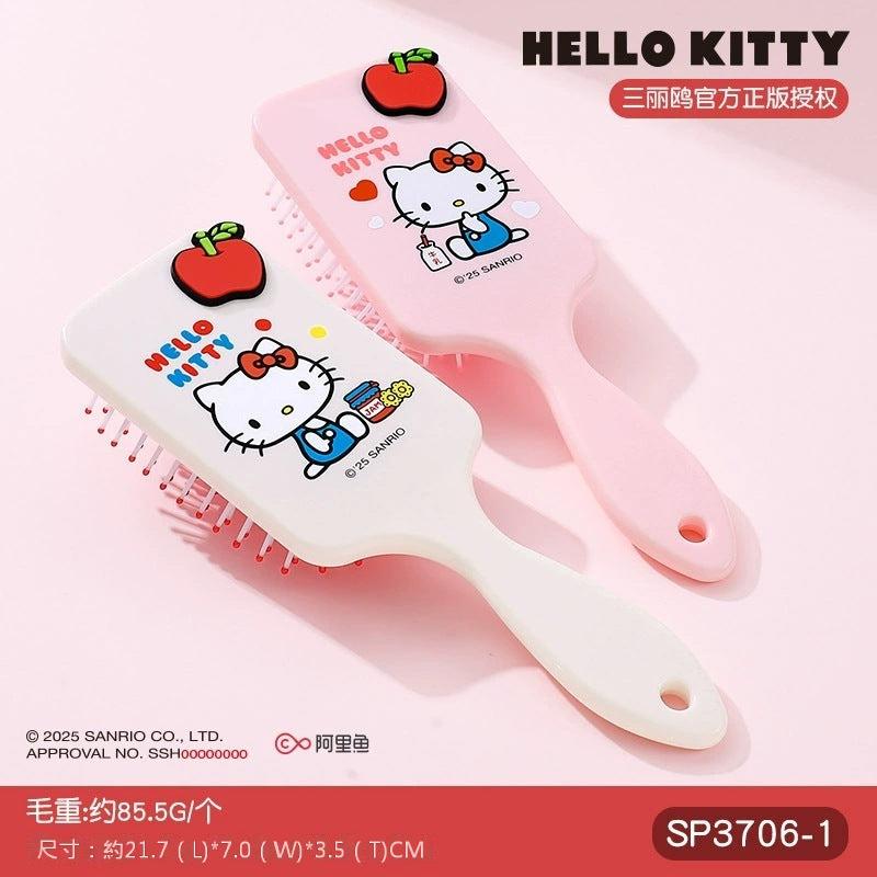 【包包寶】現貨 三麗鷗 梳子 Hello Kitty 氣墊梳 卡通按摩梳 可愛便攜摺疊梳 鏡梳 送禮 規格圖片 4