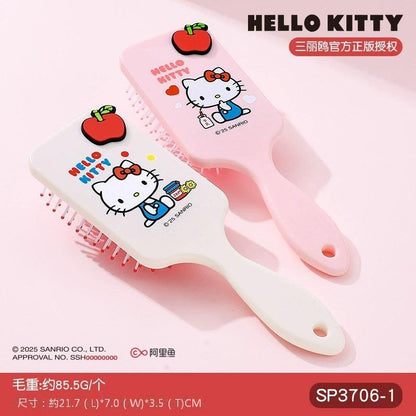 【包包寶】現貨 三麗鷗 梳子 Hello Kitty 氣墊梳 卡通按摩梳 可愛便攜摺疊梳 鏡梳 送禮 規格圖片 4