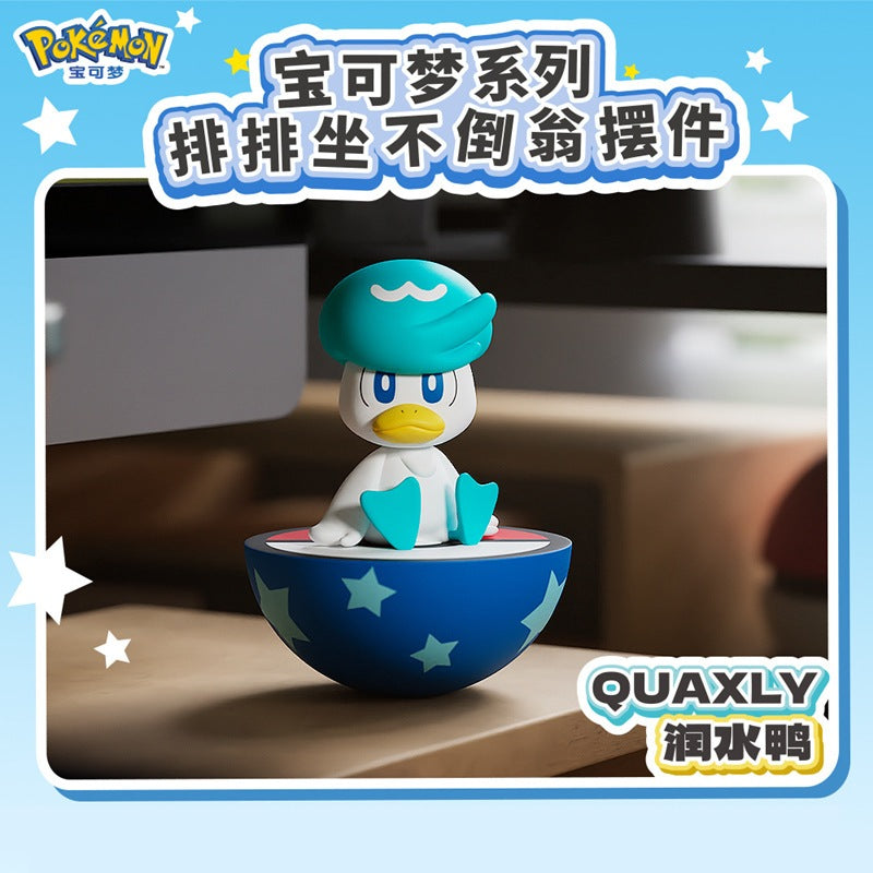 【冉紅】正版現貨 寶可夢 皮卡丘 耿鬼 不倒翁 明盒擺件 公仔 可愛裝飾 送禮 規格圖片 5