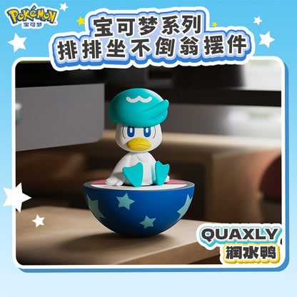 【冉紅】正版現貨 寶可夢 皮卡丘 耿鬼 不倒翁 明盒擺件 公仔 可愛裝飾 送禮 規格圖片 5