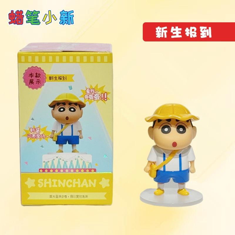 【超逗熊】正版現貨 蠟筆小新 新醬變形記系列 盲盒擺件 卡通動感超人手辦 送禮 規格圖片 5
