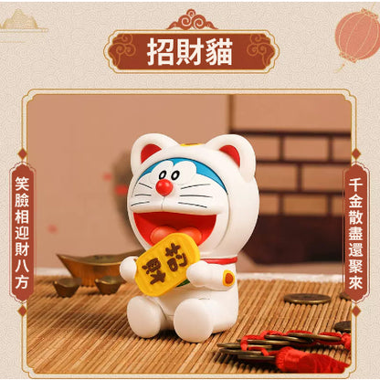 【洛克空間】現貨 哆啦A夢 公仔香薰 小叮噹 哆啦a夢 開心如意 招財進寶 財神爺 招財貓 禮物 Doraemon 規格圖片 5