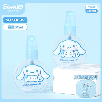 【包包寶】正版 三麗鷗 噴霧瓶 按壓化妝水分裝瓶 旅行便攜噴瓶 分裝瓶55ml 分裝神器 噴霧空瓶子 送禮 規格圖片 5
