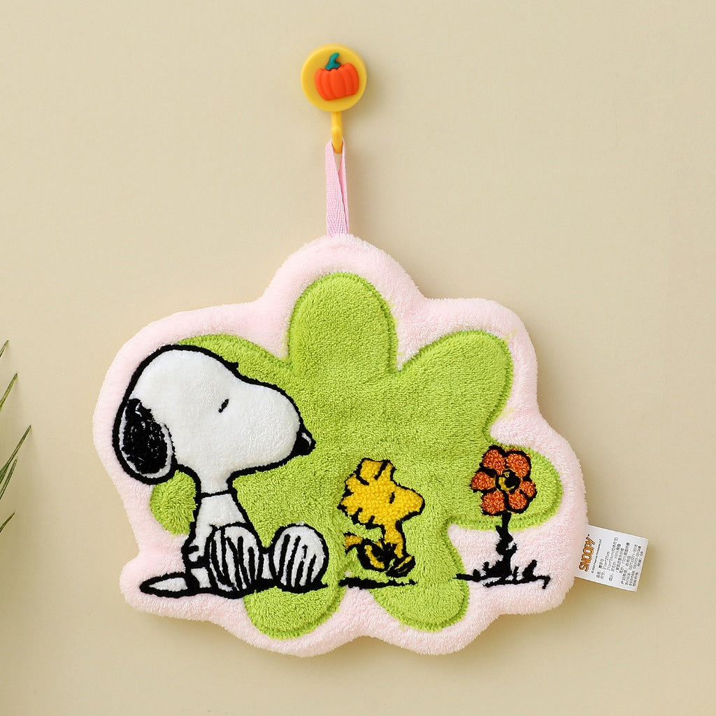 【現貨】 正版 史努比 擦手巾 洗手巾 SNOOPY 洗手間必備 快速吸乾 送禮 廚房擦手 規格圖片 5