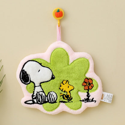 【現貨】 正版 史努比 擦手巾 洗手巾 SNOOPY 洗手間必備 快速吸乾 送禮 廚房擦手 規格圖片 5