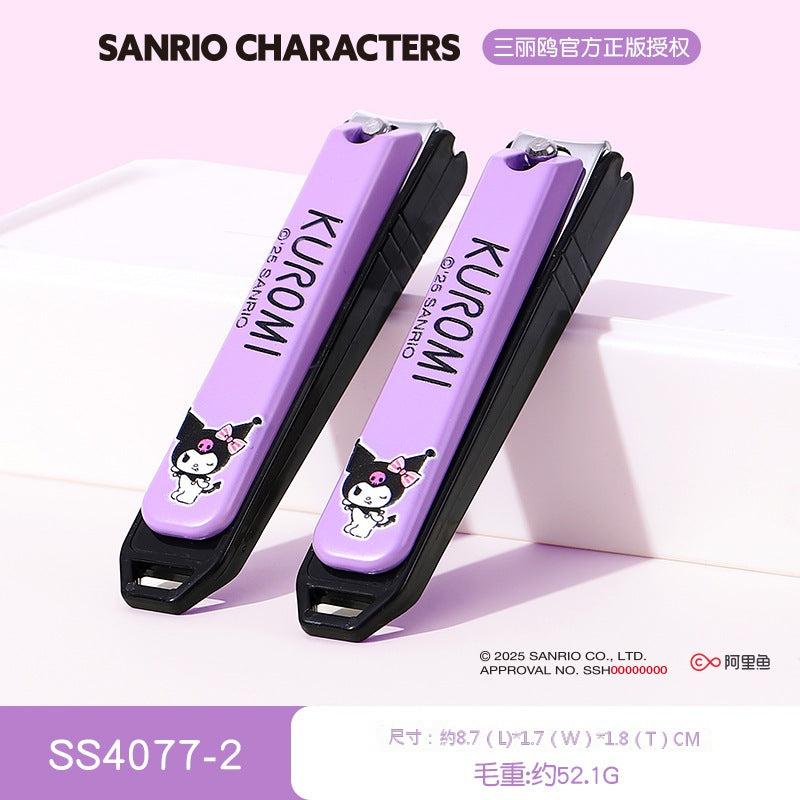 【包包寶】正版現貨 三麗鷗 指甲刀 庫洛米 指甲鉗 防飛濺 可愛卡通修腳指甲剪 凱蒂貓 小巧便攜 送禮 規格圖片 5