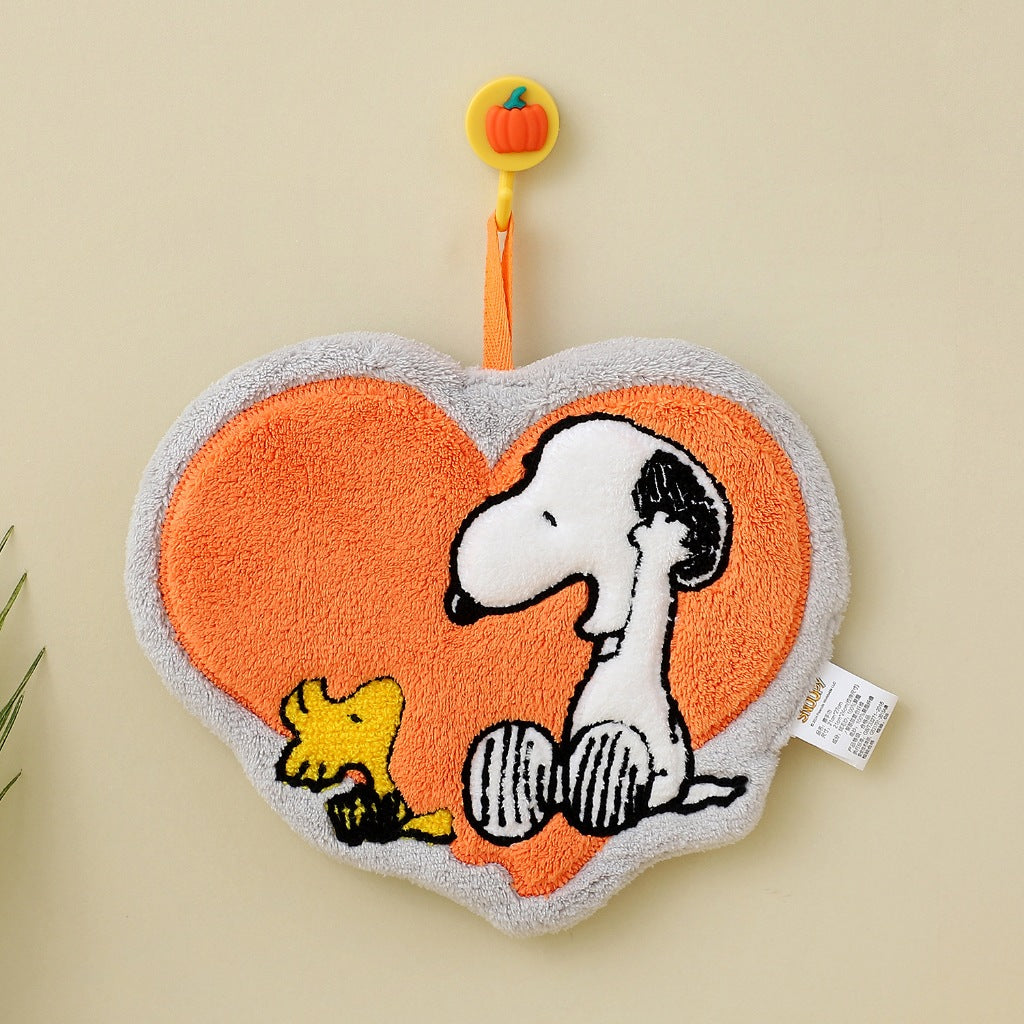 【現貨】 正版 史努比 擦手巾 洗手巾 SNOOPY 洗手間必備 快速吸乾 送禮 廚房擦手 規格圖片 6