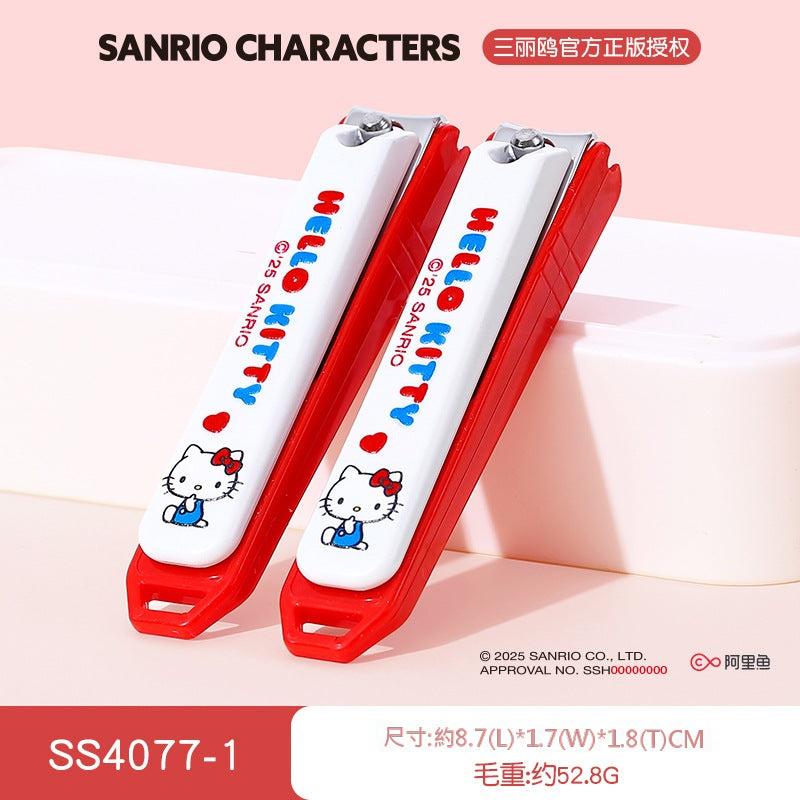 【包包寶】正版現貨 三麗鷗 指甲刀 庫洛米 指甲鉗 防飛濺 可愛卡通修腳指甲剪 凱蒂貓 小巧便攜 送禮 規格圖片 6