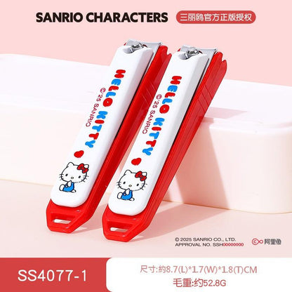 【包包寶】正版現貨 三麗鷗 指甲刀 庫洛米 指甲鉗 防飛濺 可愛卡通修腳指甲剪 凱蒂貓 小巧便攜 送禮 規格圖片 6