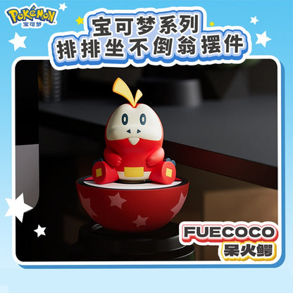 【冉紅】正版現貨 寶可夢 皮卡丘 耿鬼 不倒翁 明盒擺件 公仔 可愛裝飾 送禮 規格圖片 6