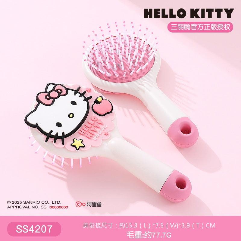 【包包寶】現貨 三麗鷗 梳子 Hello Kitty 氣墊梳 卡通按摩梳 可愛便攜摺疊梳 鏡梳 送禮 規格圖片 7