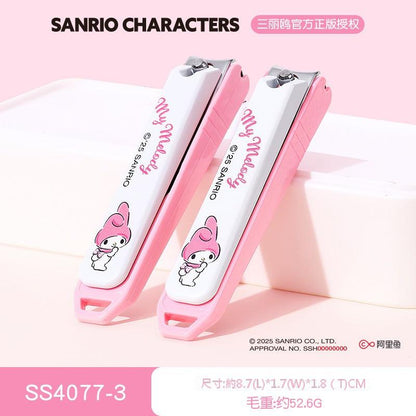 【包包寶】正版現貨 三麗鷗 指甲刀 庫洛米 指甲鉗 防飛濺 可愛卡通修腳指甲剪 凱蒂貓 小巧便攜 送禮 規格圖片 7