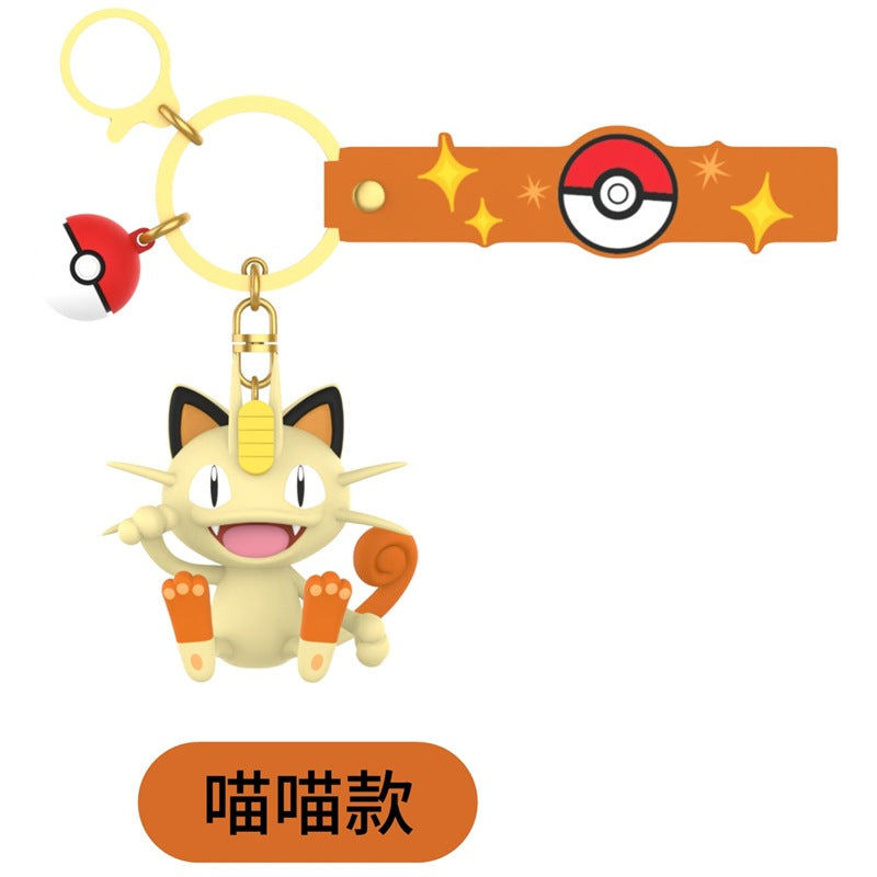 【玩樂主義】現貨 寶可夢 冒險隨行鑰匙扣 卡比獸 謎擬丘 可愛卡通公仔 情侶包包掛件 吊飾 送禮 冉紅 規格圖片 9