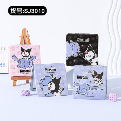 【包包寶】現貨 三麗鷗 PU雙面鏡 庫洛米 小圓鏡 布丁狗 迷你鏡子 化妝鏡 隨身便攜小鏡子 送禮 規格圖片 17